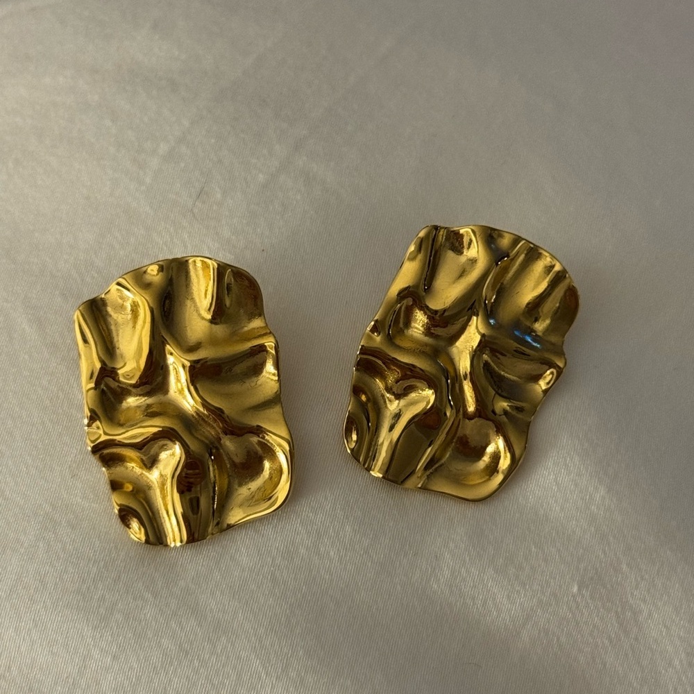 Gold-Tone Statement Earrings